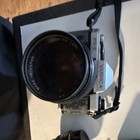 Yashica Fx-d Slr Film Camera With Lens  Extra Lens  Cs-201 Flash And Case