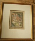 Antique Miniature Indo Mughal Persian Painting Exc Quality 