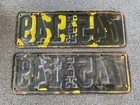 Rare 1925 California License Plate Plates Pair All Original Paint