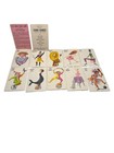Vintage Whitman Old Maid Card Game 20 Cards Circus Theme W rules Usa Collection 