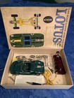 Boxed Vintage Cox 1 24 Lotus 40 Sidewinder Slot Car   Parts On Trees Runs Strong