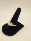 Vintage-style Three-stone Mother Of Pearl Ring Size 8