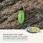 Neon Green Arborist Throw Weight 14 Oz Cordura Nylon Precision Throwing Weight