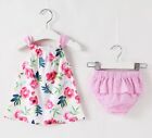 New Boutique Baby Girl Floral Tunic Bloomers Outfit Set