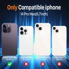 External Battery Charger Case Power Bank Charging Cover For Iphone 14 Pro Max