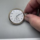 Vintage Elgin Open Face Pocket Watch  14 S 20 Yr  Gold Filled Case Ticking