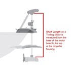 Oceansouth Custom Cover For Garmin Trolling Motor  force Kraken  75   Gray 