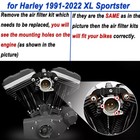 Air Cleaner Intake Filter Kit For Harley Sportster Xl 883 Xl 1200 Special Custom