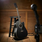 Full-size Dreadnought Cutaway Acoustic-electric Guitar Bundle-premium Tonewoods