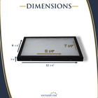 3 Pack Of 8 X 12 X 3 4 Riker Display Cases Boxes For Collectibles Jewelry   More