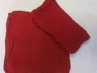 1000 Industrial Commercial Shop Rags Cleaning Towels Red 14x14