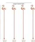 4pcs Flamingo Cocktail Stirrers Swizzle Sticks Stainless Steel 7 28 Coffee Stir
