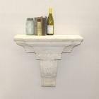 Huge Corbel Shelf Bracket In Faux Marble 28 5  Wide