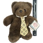 Vintage Applause Beary Special Dad Bear Plush Taffy With Tie  1 Dad Father 1986