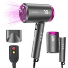 Ionic Hair Dryer Led Display Blow Dryer 1800w Professional Hairdryer Portable 