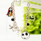 Disney Jack Skellington Charm Bracelet Metal Party Favors Sally 6 Pc Lot
