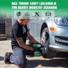 1 2  Cordless Impact Wrench 580ft-lbs High Torque Cordless For Makita Battery