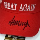 Hand Signed Donald Trump Maga Hat 45-47 President Hologram Coa