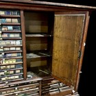 Antique Eureka Original Victorian 30 Chest Of Drawers Wood Sewing Spool Cabinet