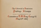 1937 British Coronation Stamps Book Colonial   Dominion May 12  1937