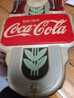 1941 Double Bottle Drink Coca Cola Thermometer By Robertson Dualife 