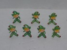 Vintage 1959 Holt Howard Green Holly Berry Pixie Elf Place Card Holders  7  Read