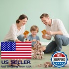 50pcs Wooden Building Blocks Set  Montessori Stacking Toy  Stem  Safe   Durable