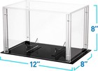 Football Display Case Uv Protected Clear Acrylic Holder Regulation Size Ball
