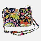 Vera Bradley Quilted Multicolor Floral Crossbody Bag Adjustable Strap Zip