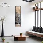 Wall Art Poster Prints Paintings  Hanging Paper Scroll Decor Japan Snow Mount   