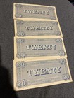 Confederate States Of America  20 Note Richmond February 17  1861 Currency