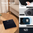 New Digital Bathroom Scale Body Weight Electronic Glass Weighing Scale Home