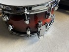 Mapex Black Panther Solidus Snare Drum 14 Diameter X 7 Deep  Red Black Burst