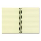 National Subject Wirebound Notebook Narrow Rule 5 X 7 3 4 Green 80 Sheets 33002