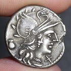 Romulus Remus Wolf Denarius 137bc Ancient Roman Republic Silver Coin Pompeius