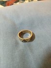 Vintage  masonic Ring  10k Gold  Size 9 1 2 - 9 5 8  Please Read 