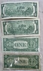 4 Note Us Currency Lot 1935e 1957a Blue Seal Silver Certs   2017  2 Pair