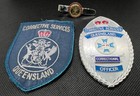 Obsolete Aus Queensland Corrections Service Officer   s  Badge  Patch   Tie Bar