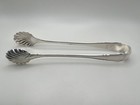 Vintage Tiffany   Co  Italian Sterling Silver Shell Bowl Sugar Or Ice Tongs 8 