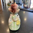 Vintage Anthropomorphic Two Sided Monkey Doggy Ceramic Coin Bank Dressed Up