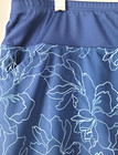 Womens Skort Large Blue Athletic Golf Pickleball Tummy Control Stretch Skirt