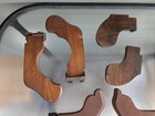 5 Sets Antique Oak Walnut Pump Organ Swell Paddles Brackets Corbels