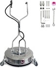20  Pressure Washer Surface Cleaner Dual Handle Power Washer With Wheel 4600 Psi