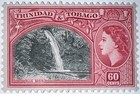 Travelstamps  1953 Trinidad   Tobago Sc 81-60   Qeii   Blue Basin Waterfall Mogh