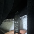 Adidas Men s Pullover Fleece Hoodie Black white Logo Graphic Print Pockets M