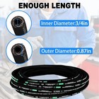 Smooth Hydraulic Hose Coiled 3118 Psi Rubber Oil Flexible Hose  3 4 In X 50 Ft 