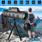 80x100 Zoom Day low Night Vision Hd Monocular Starscope Monocular Telescope Bak4