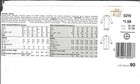 Uncut Vintage Butterick Sewing Pattern Misses Loose Fitting Pullover Dress 5219