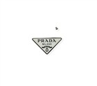 Prada 13zs 14zs White Silver Replacement Side Icon Logo With Screw Single