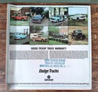 Oem 1968 Dodge Pickup Advertising Sales Brochure   D100 200 Crew Cab Camper 4x4